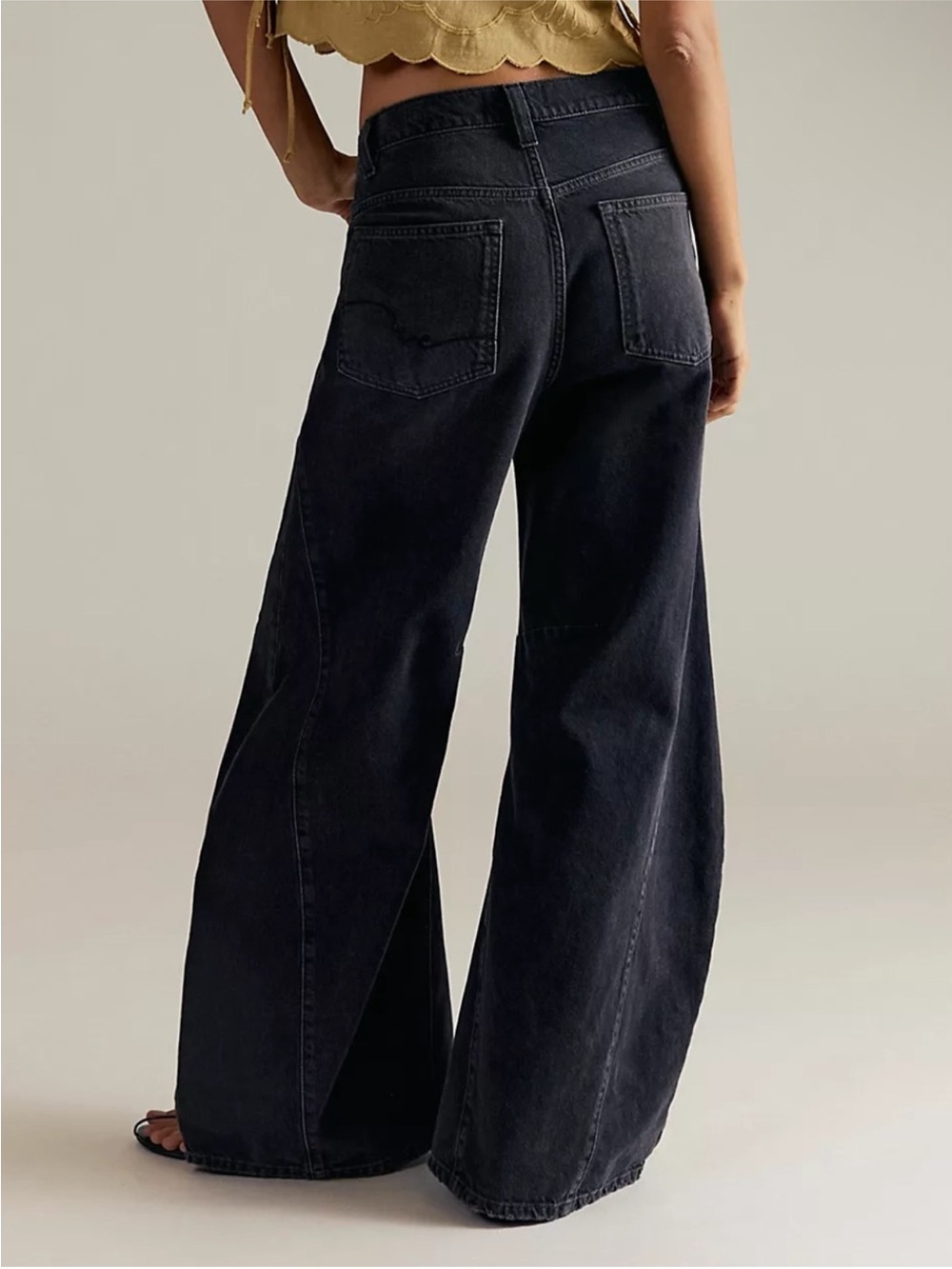 Free People Eden High Slouchy Flare Jeans in 11th Hour Size 27 - Picture 2 of 14
